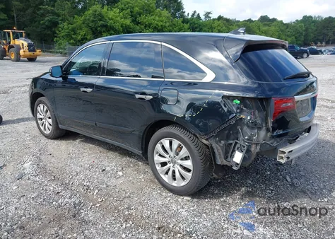 2014 Acura Mdx Technology z USA, uszkodzony, nr VIN 5FRYD3H43EB020461